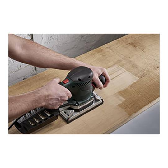 Pack of 10 units corundum adhesive sanding sheet with grain 80 of 93x185mm Wolfcraft 1767000