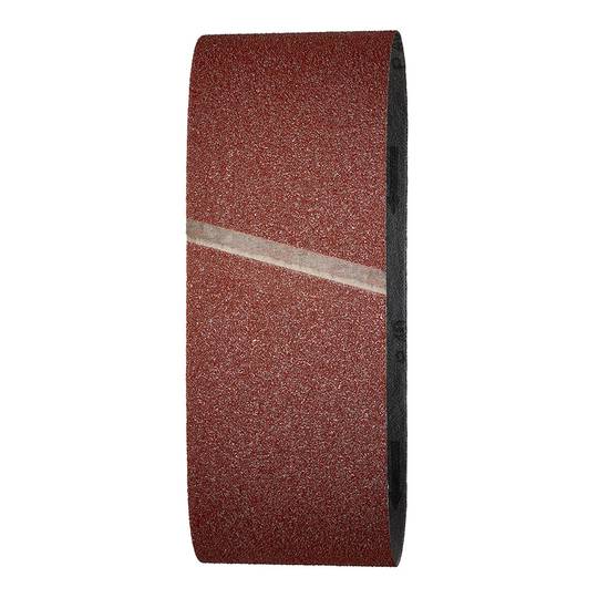 Pack of 3 corundum sandpaper units with grain 40 of 76x457mm Wolfcraft