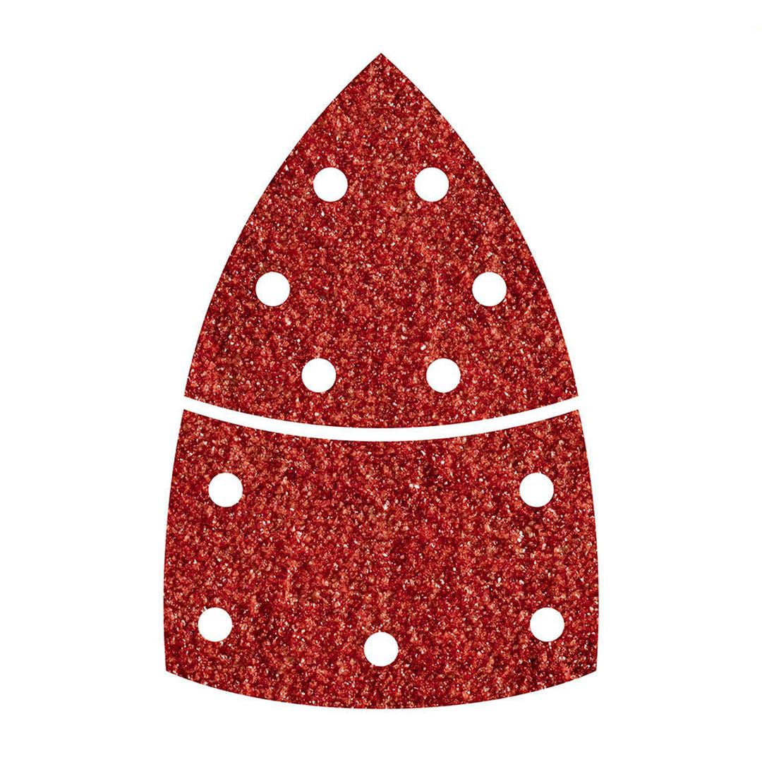 Pack de 10 unitats fulla abrasiva adhesiva de dues peces amb gra 120 Wolfcraft 1814000