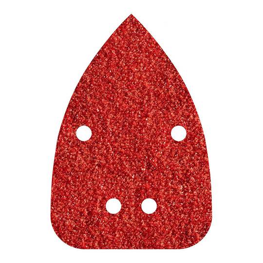 Pack de 10 unitats fulla adhesiva corindó amb gra 120 peforades 96x136 mm Wolfcraft 1763000