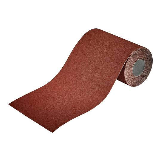 Rotolo di carta abrasiva per legno e metallo grana 80 da 5x115mm Wolfcraft 1772000