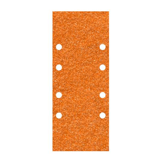 Pack de 5 unités de papier abrasif au corindon avec grain 120 de 93x230mm Wolfcraft 1963000