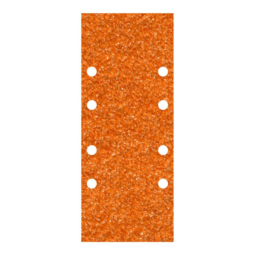 Pack de 5 unitats fulla de vidre corindó amb gra 80 de 93x230mm Wolfcraft 1962000