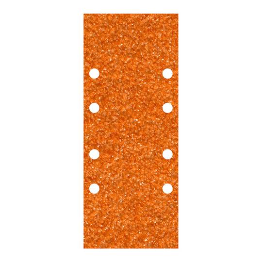 Pack de 5 unitats fulla de vidre corindó amb gra 80 de 93x230mm Wolfcraft 1962000