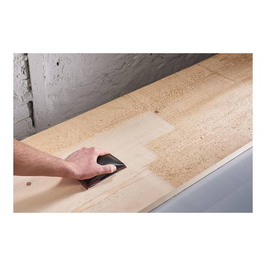 Tac de polir manual de plàstic de 130x70x32 mm Wolfcraft 2897000