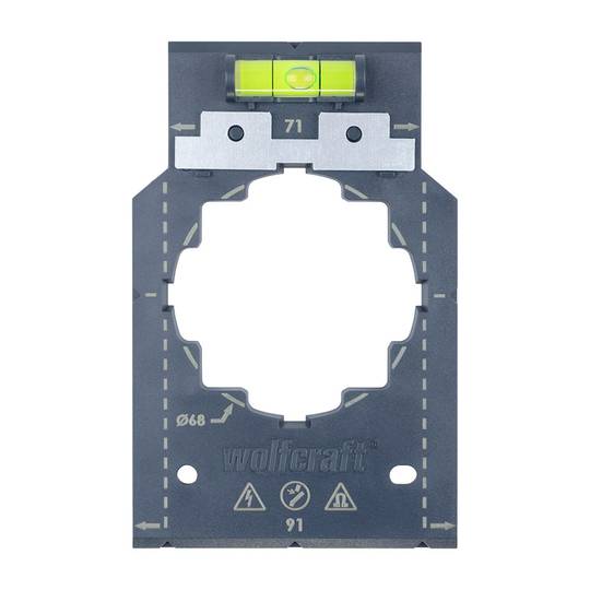 Template to mark and align 71 and 91 mm Wolfcraft 5975000