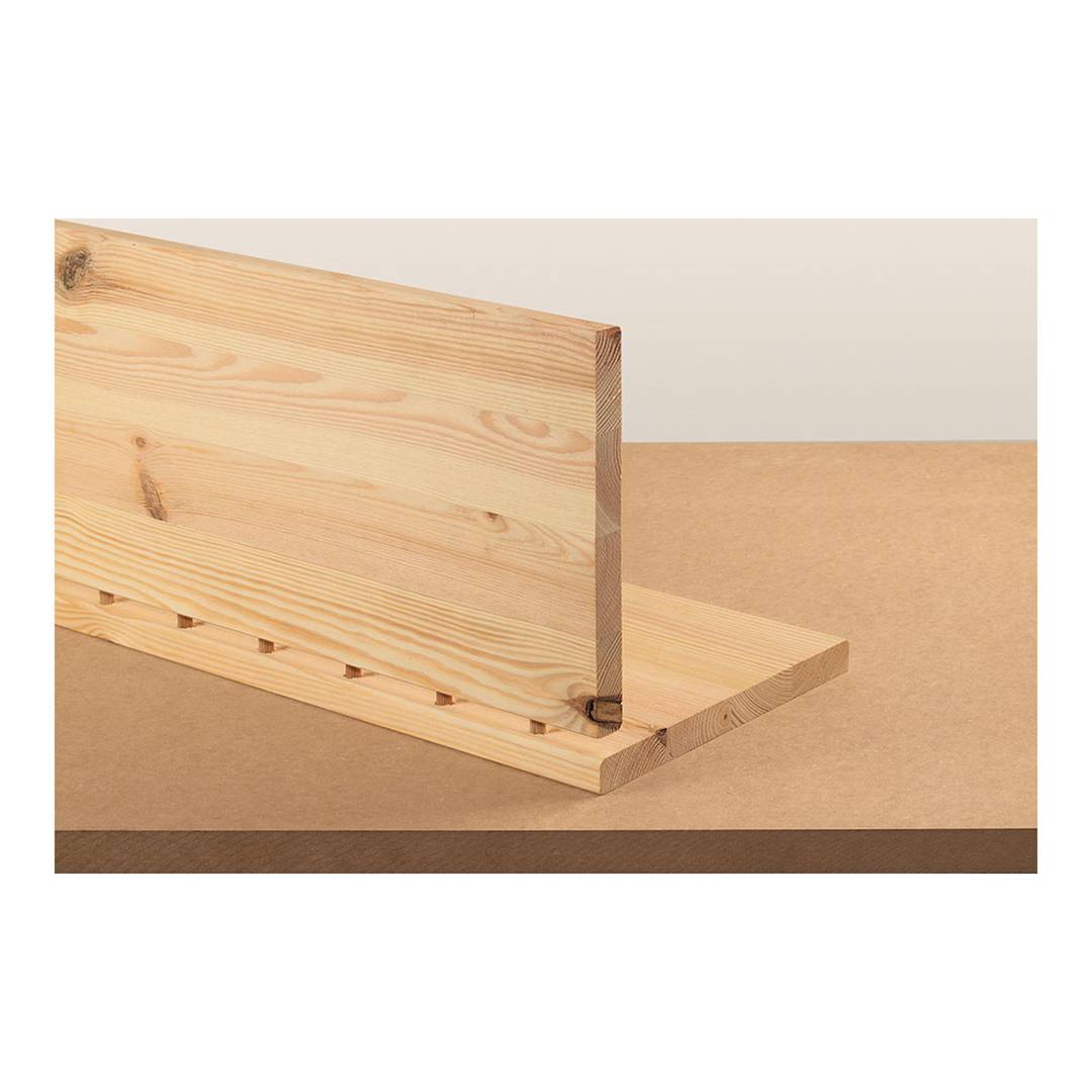 Pack of 200 units of corrugated wooden dowel 6x30mm Wolfcraft 2905000