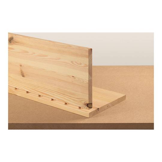 Pack of 200 units of corrugated wooden dowel 6x30mm Wolfcraft 2905000