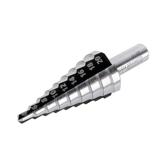 Broca escalonada HSS de 4-20mm Wolfcraft 2515000