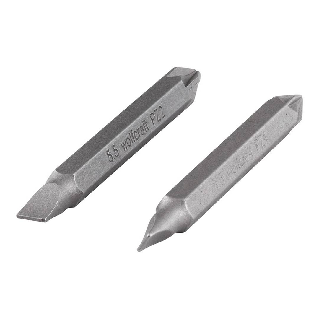 Pack of 2 units solid double tip Wolfcraft 2408000
