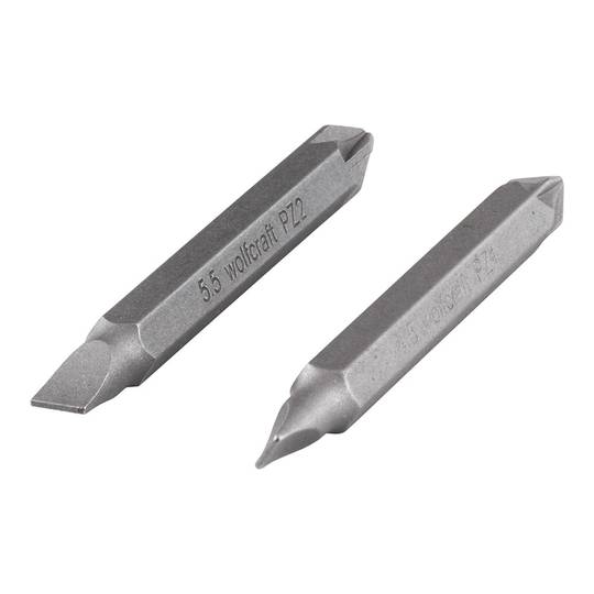 Pack of 2 units solid double tip Wolfcraft 2408000