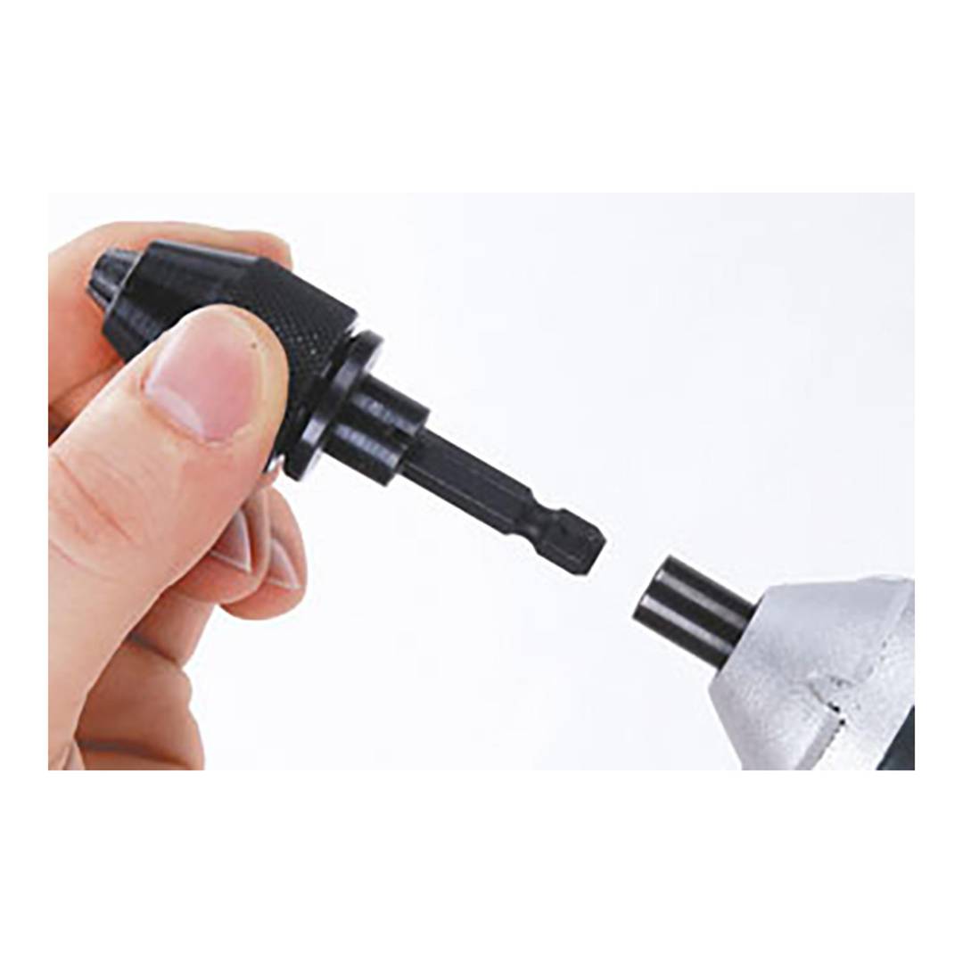 Wolfcraft 2625000 Mandril de broca de ação rápida de 0,5 a 6,5 mm