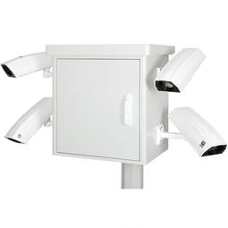 Armário de segurança para 4 câmeras tipo poste 600 x 450 x 715