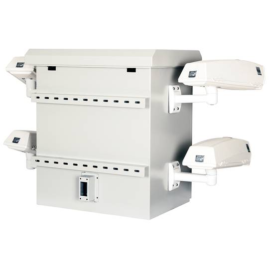 Armari de seguretat per a 4 càmeres tipus pal 575 x 430 x 700