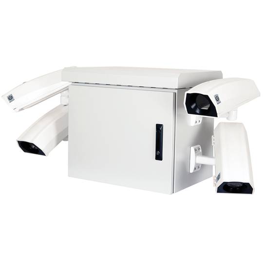 Security cabinet for 4 post type cameras 575 x 425 x 540