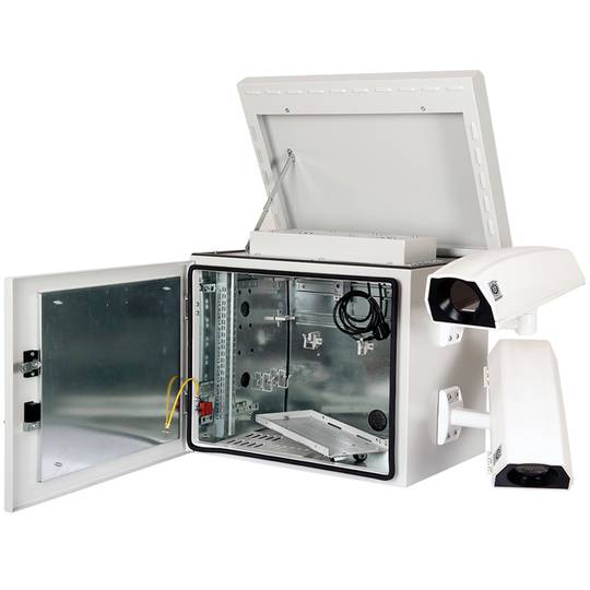 Security cabinet for 4 post type cameras 575 x 425 x 540