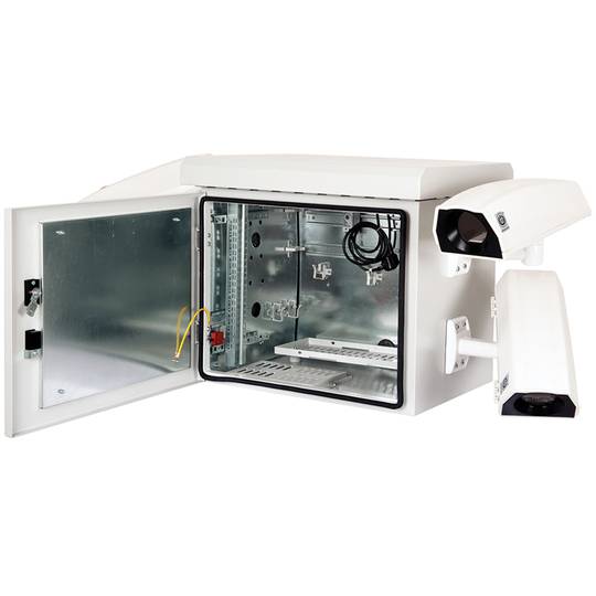 Security cabinet for 4 post type cameras 575 x 425 x 540