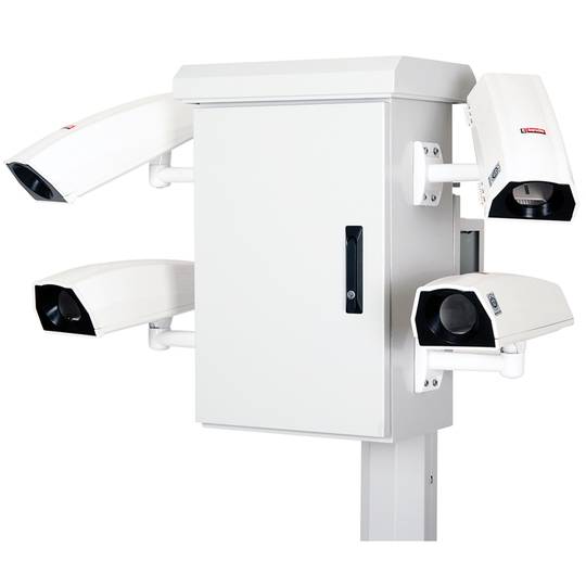 Armari de seguretat per a 4 càmeres tipus pal 425 x 275 x 700