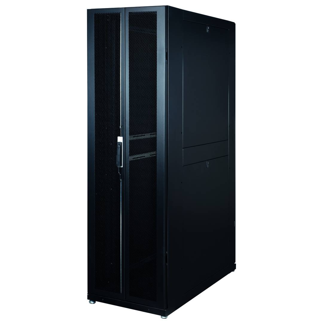 42U DataCenter Rack Gabinete Largura 800 Profundidade 1200 e Altura 1990 Cor Preto RAL9005
