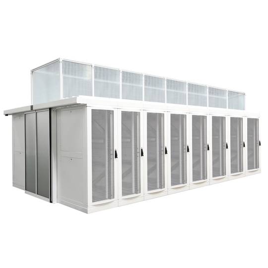 Armadio rack DataCenter 47U Larghezza 600 Profondità 1000 e Altezza 2212 in colore bianco RAL7035