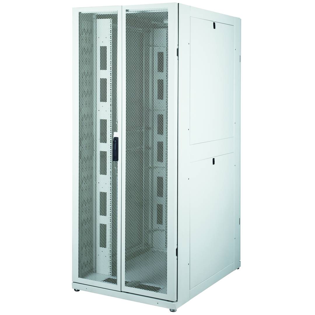 Armadio rack DataCenter 47U Larghezza 600 Profondità 1000 e Altezza 2212 in colore bianco RAL7035