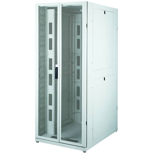 Armadio rack DataCenter 47U Larghezza 600 Profondità 1000 e Altezza 2212 in colore bianco RAL7035
