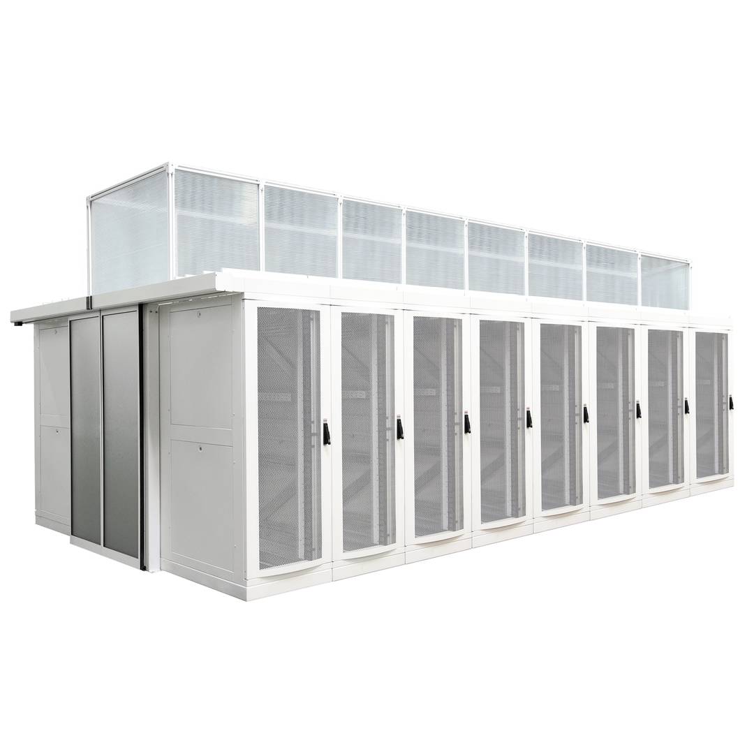 42U DataCenter Rack Cabinet Width 600 Depth 1200 and Height 1990 White RAL7035 color