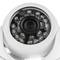Dome Kamera 700TVL metallic 24 LED 70x93mm weiß