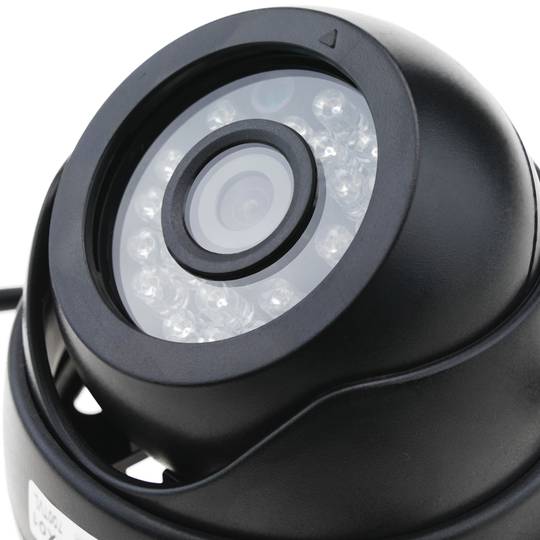 Cámara domo 700TVL plástico 24 LED 70x93mm
