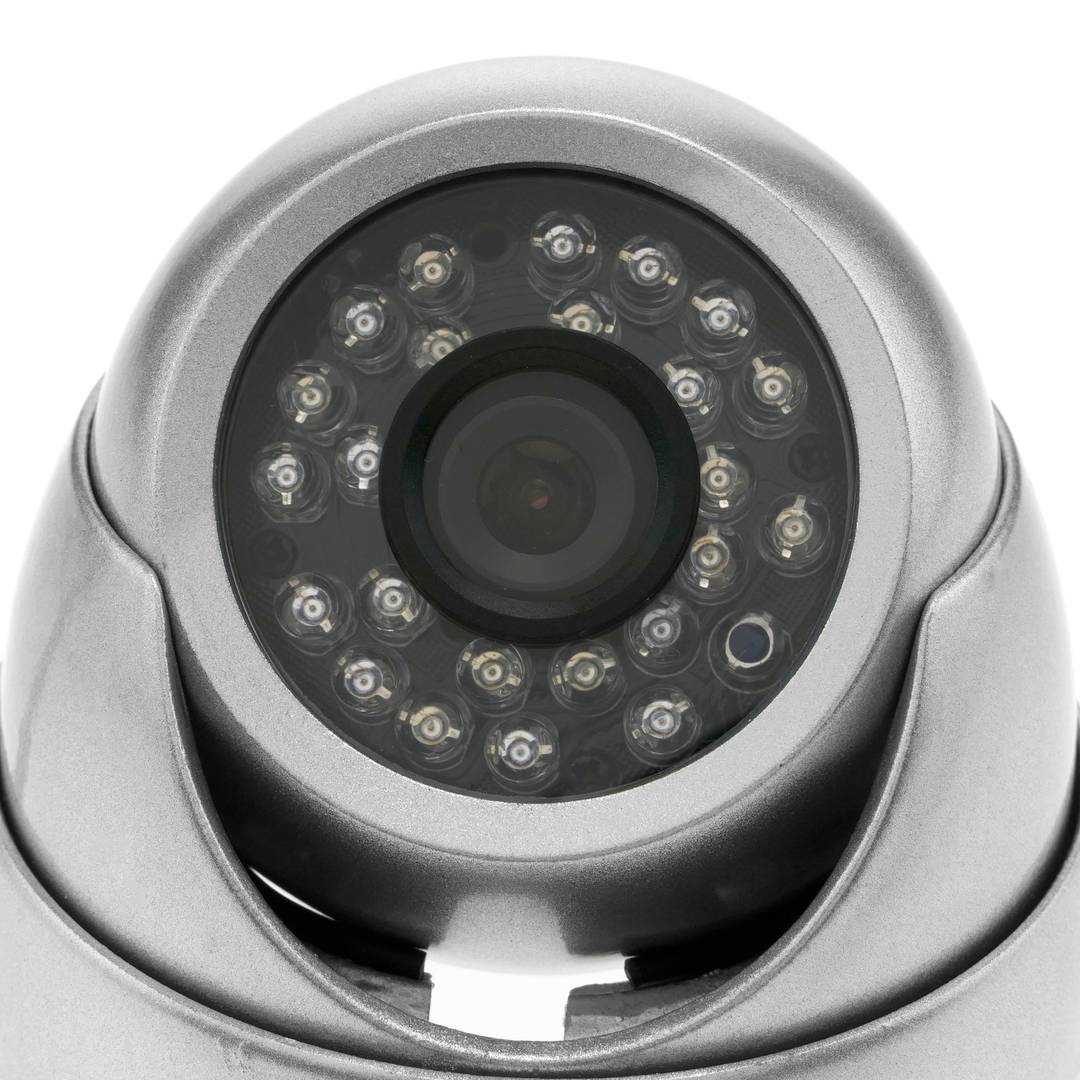 Metall-Dome-Kamera 700TVL 24 LED 70x93mm