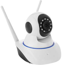 Câmera de vigilância wifi 360º com visão noturna infravermelha
