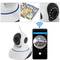 Telecamera di sorveglianza wifi a 360º con visione notturna a infrarossi
