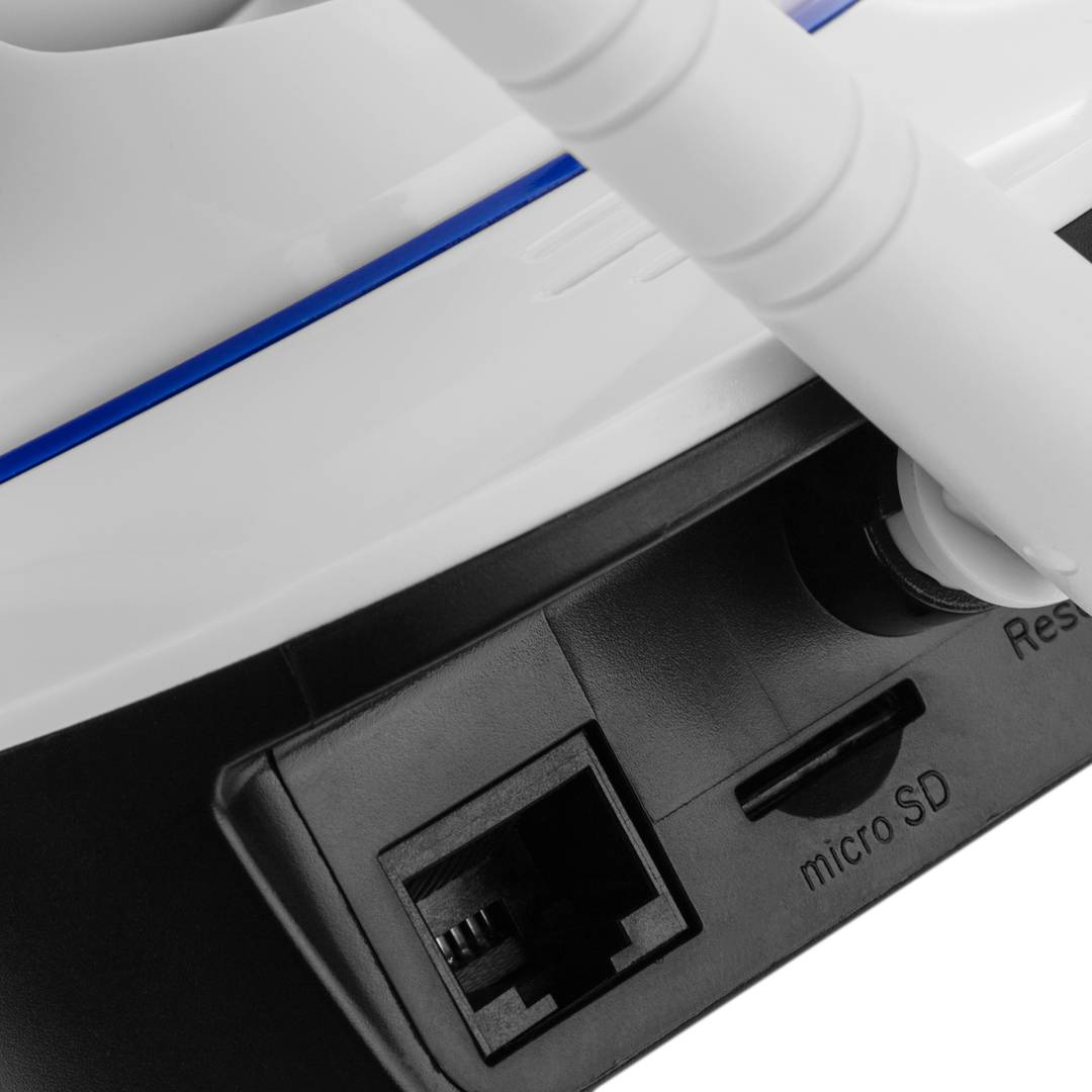 Telecamera di sorveglianza wifi a 360º con visione notturna a infrarossi