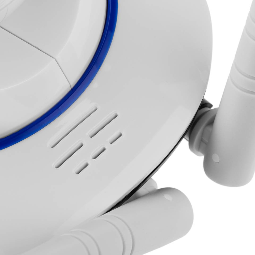 Telecamera di sorveglianza wifi a 360º con visione notturna a infrarossi