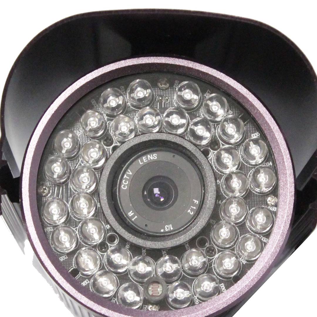Cámara profesional de CCTV 700TVL metálica 125x65mm IR