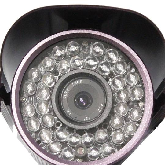 Cámara profesional de CCTV 700TVL metálica 125x65mm IR