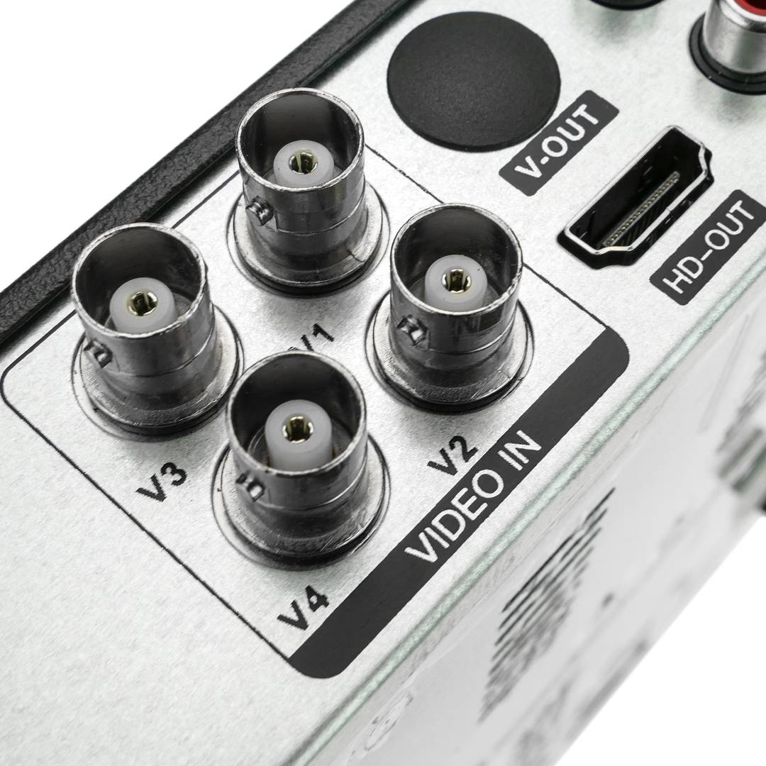 Kit de videovigilancia DVR con 4 cámaras domo compatible HDMI VGA CVBS IP