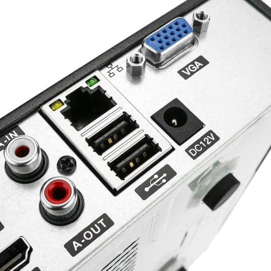 Kit de videovigilancia DVR con 4 cámaras domo compatible HDMI VGA CVBS IP