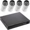 Videoüberwachung DVR Kit mit 4 unterstützt Kameras IP kompatible HDMI VGA CVBS