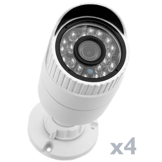 Videoüberwachung DVR Kit mit 4 unterstützt Kameras IP kompatible HDMI VGA CVBS
