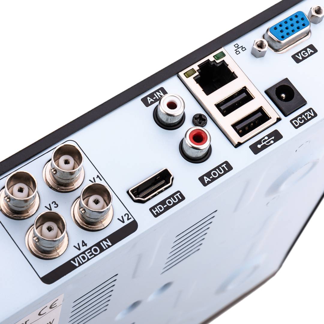 Videoüberwachung DVR Kit mit 4 unterstützt Kameras IP kompatible HDMI VGA CVBS