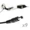 Kit video sorveglianza DVR con 8 camere piedistallo compatibili HDMI VGA CVBS IP