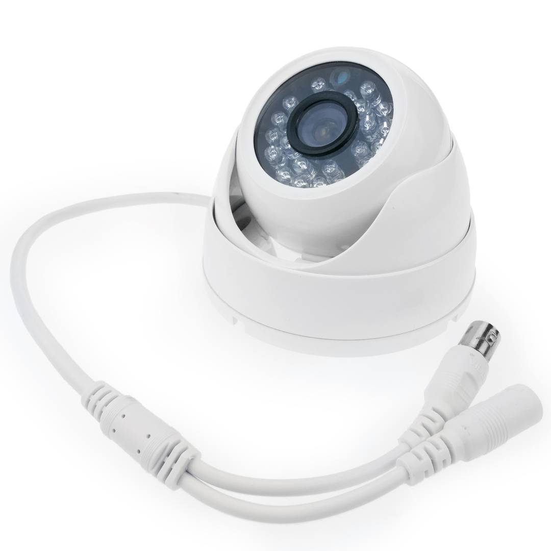 Kit de videovigilancia DVR con 16 cámaras domo compatible HDMI VGA CVBS IP