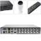 Kit de vídeo vigilància DVR amb 16 càmeres peanya compatible HDMI VGA CVBS IP