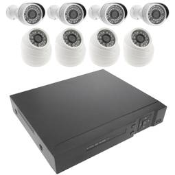 Videoüberwachung DVR Kit mit 8 unterstützt und domo Kameras kompatible IP HDMI VGA CVBS RS485