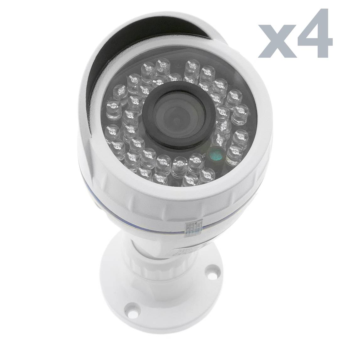 Kit de vídeo vigilància DVR amb 8 càmeres peanya i domo compatible HDMI VGA CVBS IP RS485
