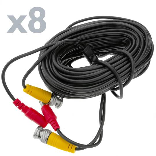Kit de vídeo vigilància DVR amb 8 càmeres peanya i domo compatible HDMI VGA CVBS IP RS485