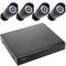 NVR DVR Cyfrowy rejestrator sieciowy do monitoringu wideo z kamerami 4-PoE