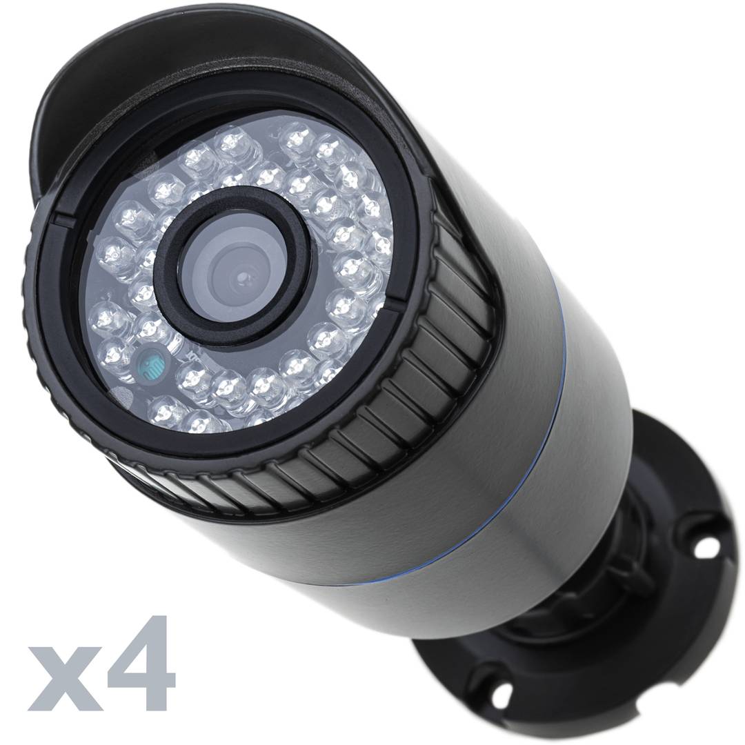 NVR DVR Cyfrowy rejestrator sieciowy do monitoringu wideo z kamerami 4-PoE