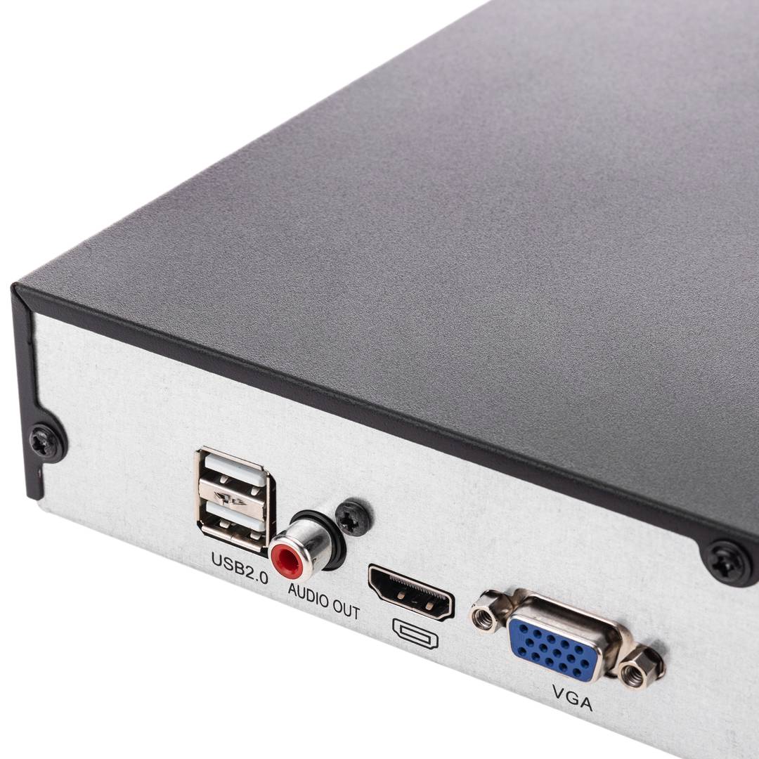 NVR DVR Cyfrowy rejestrator sieciowy do monitoringu wideo z kamerami 4-PoE